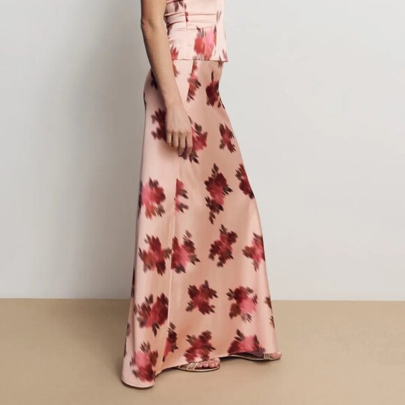 WeWoreWhat Slip Skirt in Pink Floral - Picture 2 of 10